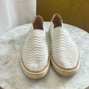 UGG White Slip-On Sneakers